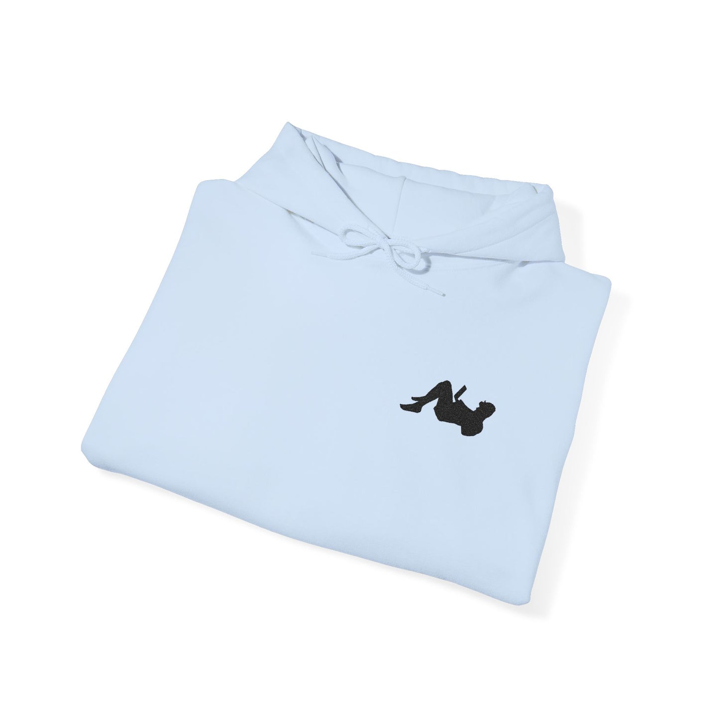 Remote Worker_Embroidered Hoodie_Black Logo