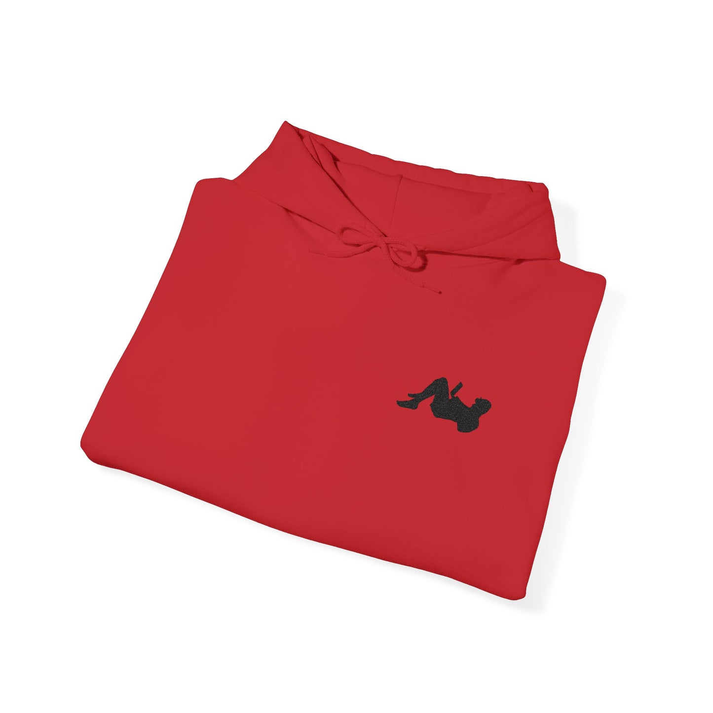 Remote Worker_Embroidered Hoodie_Black Logo