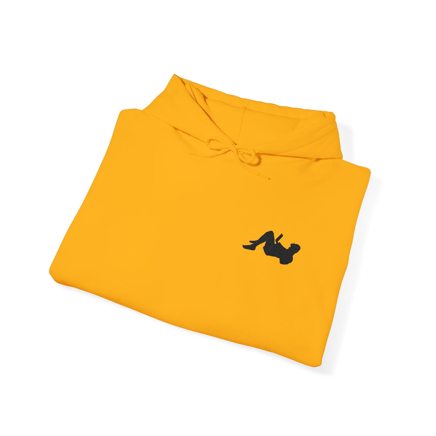Remote Worker_Embroidered Hoodie_Black Logo