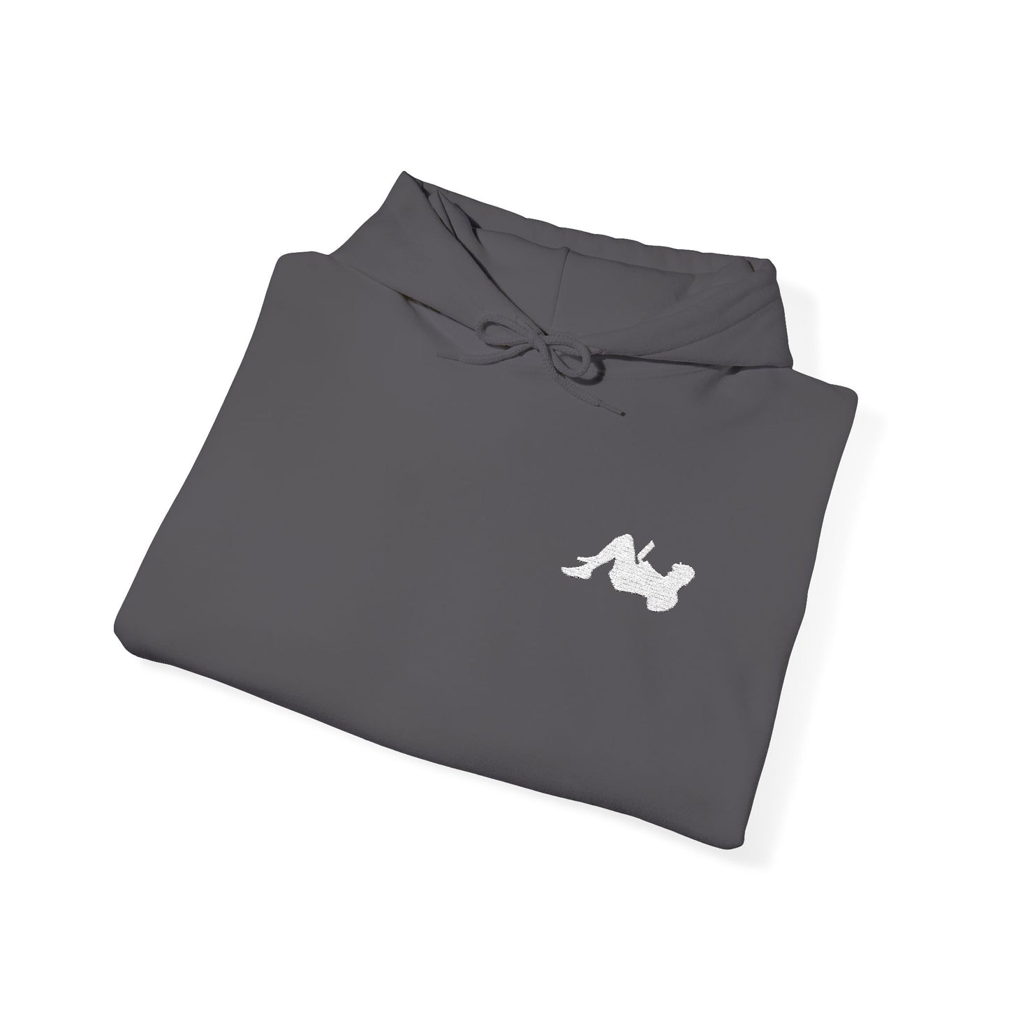 Remote Worker_Embroidered Hoodie_White Logo