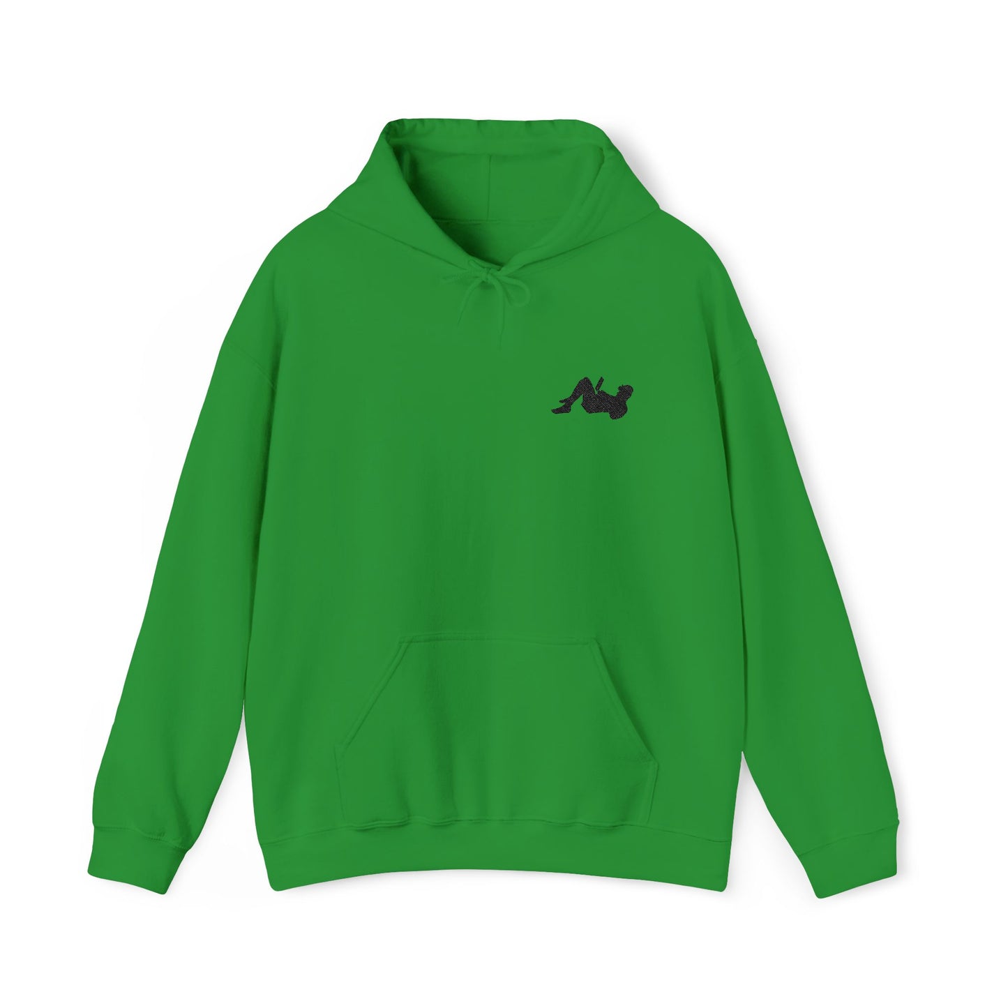 Remote Worker_Embroidered Hoodie_Black Logo