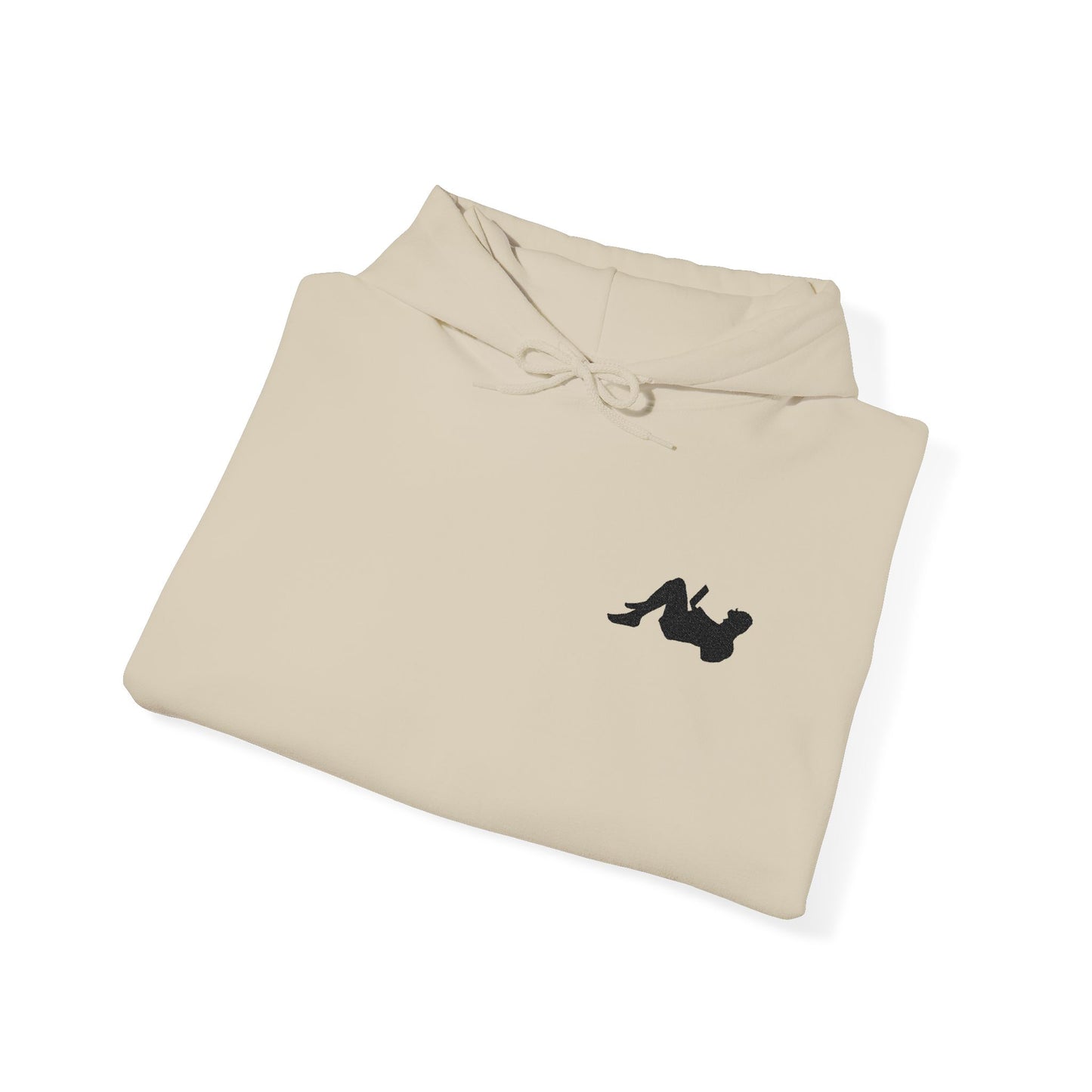 Remote Worker_Embroidered Hoodie_Black Logo