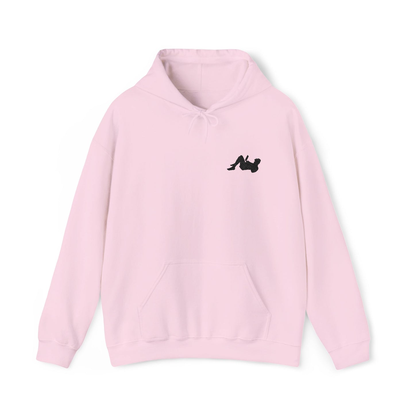 Remote Worker_Embroidered Hoodie_Black Logo
