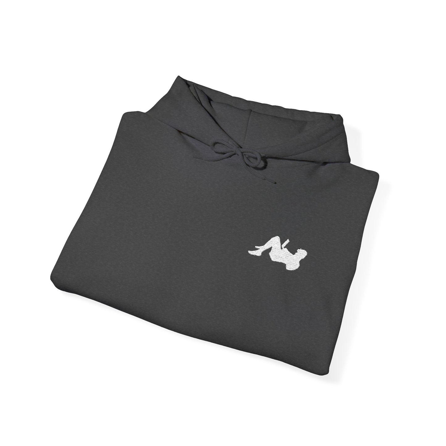 Remote Worker_Embroidered Hoodie_White Logo