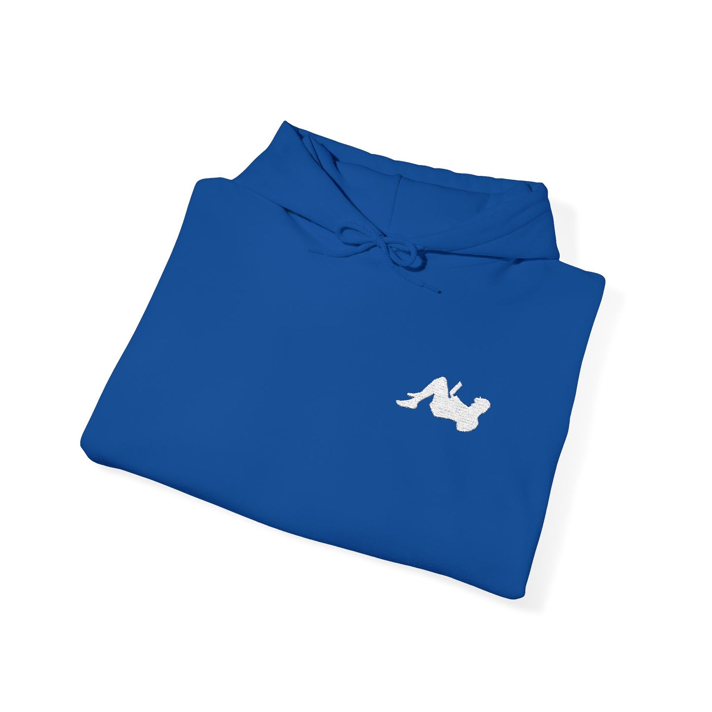 Remote Worker_Embroidered Hoodie_White Logo