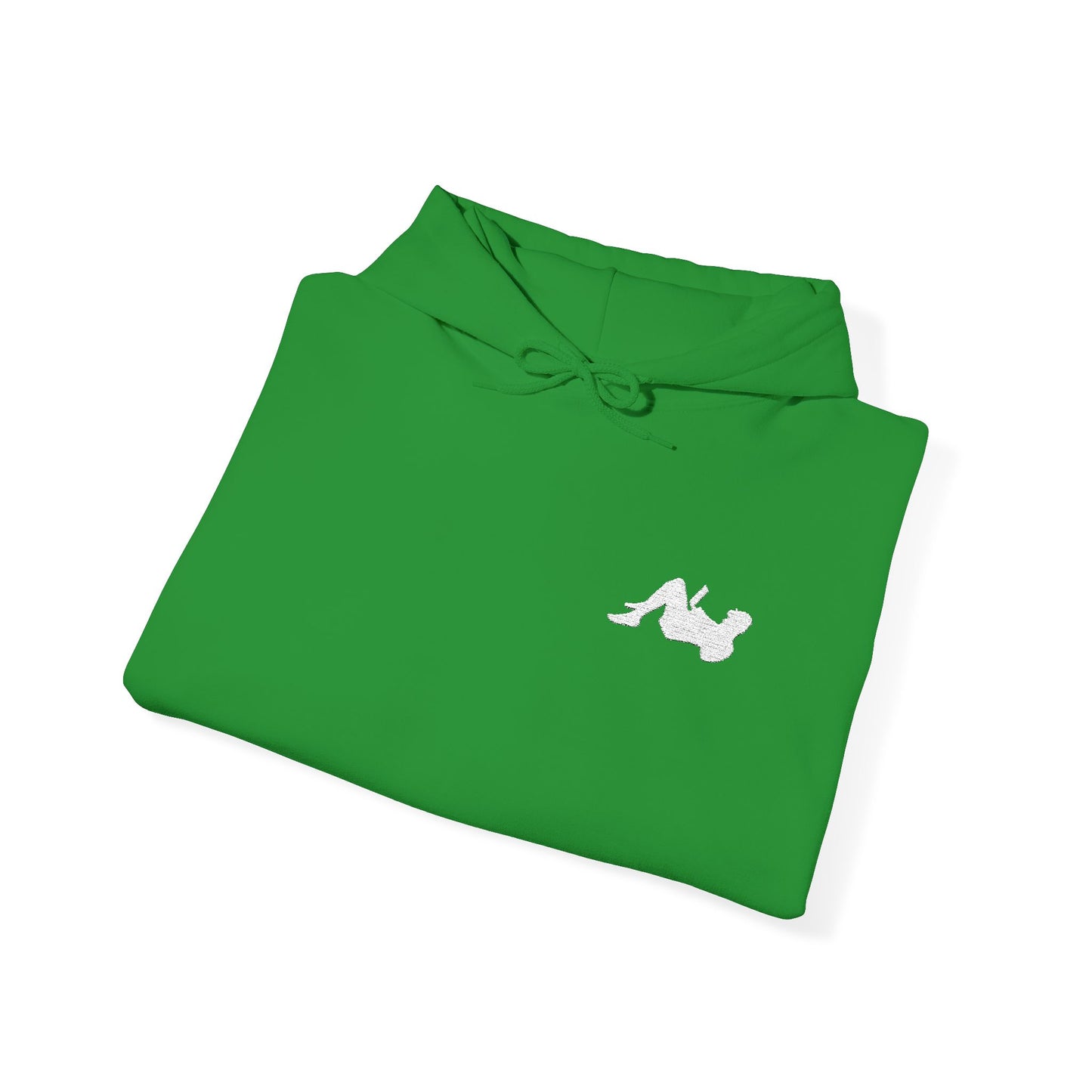 Remote Worker_Embroidered Hoodie_White Logo