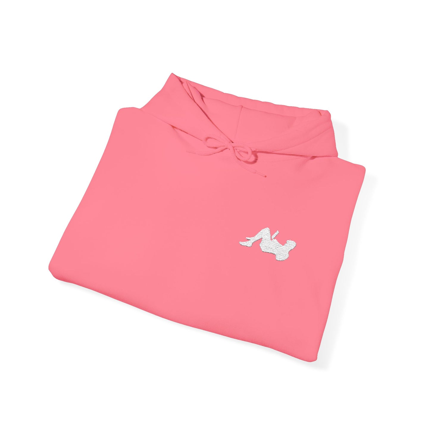 Remote Worker_Embroidered Hoodie_White Logo