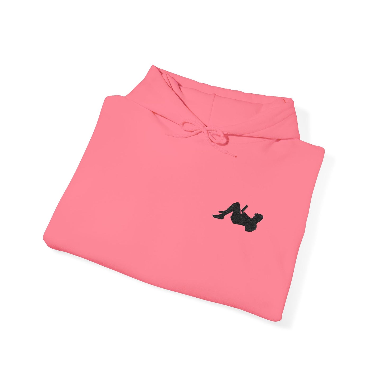 Remote Worker_Embroidered Hoodie_Black Logo