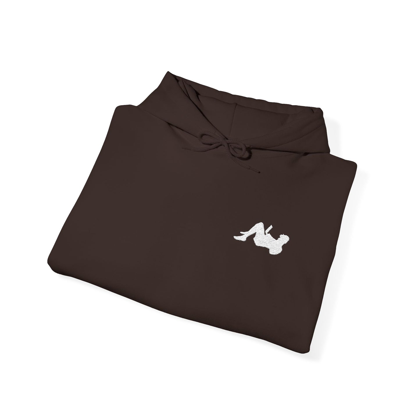 Remote Worker_Embroidered Hoodie_White Logo