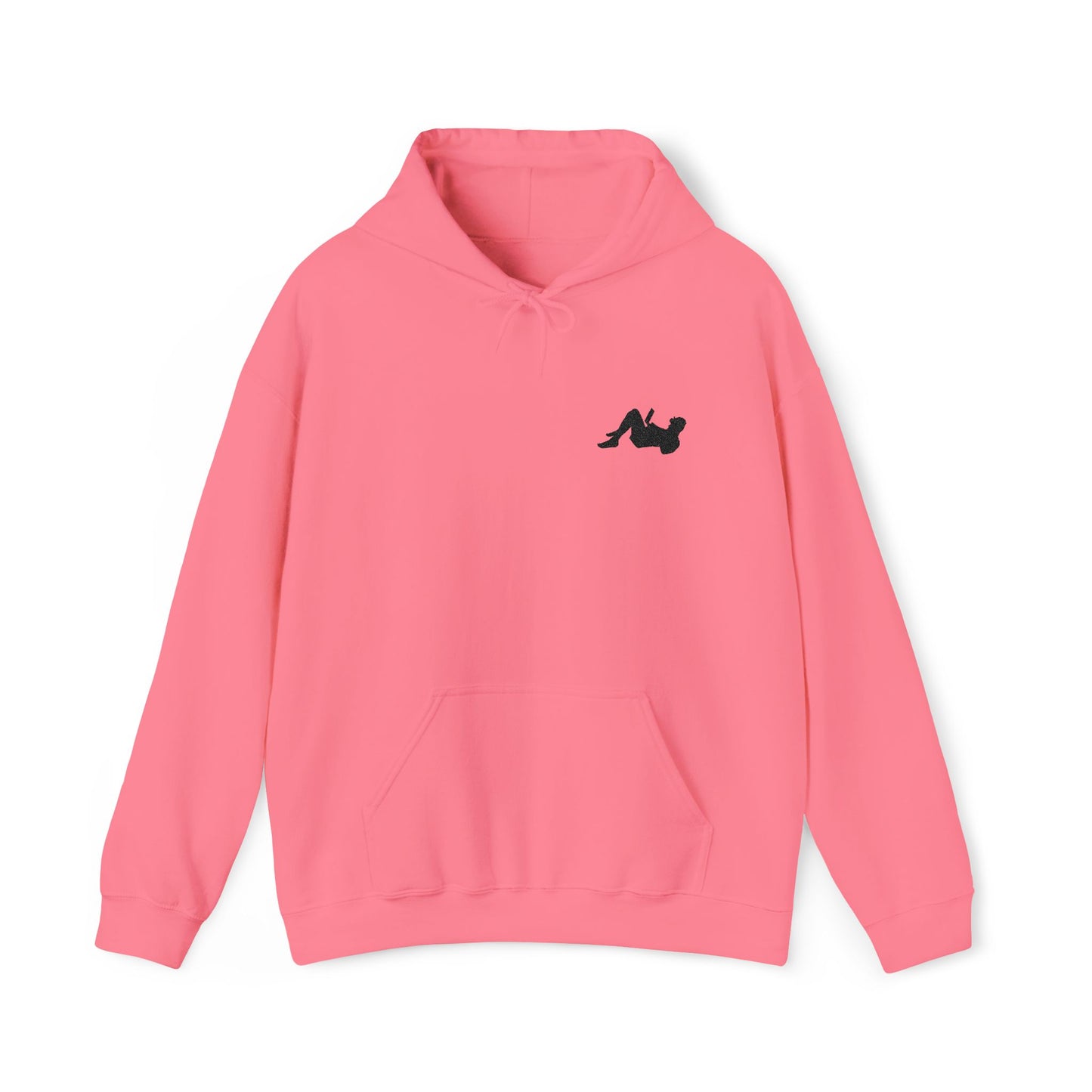 Remote Worker_Embroidered Hoodie_Black Logo