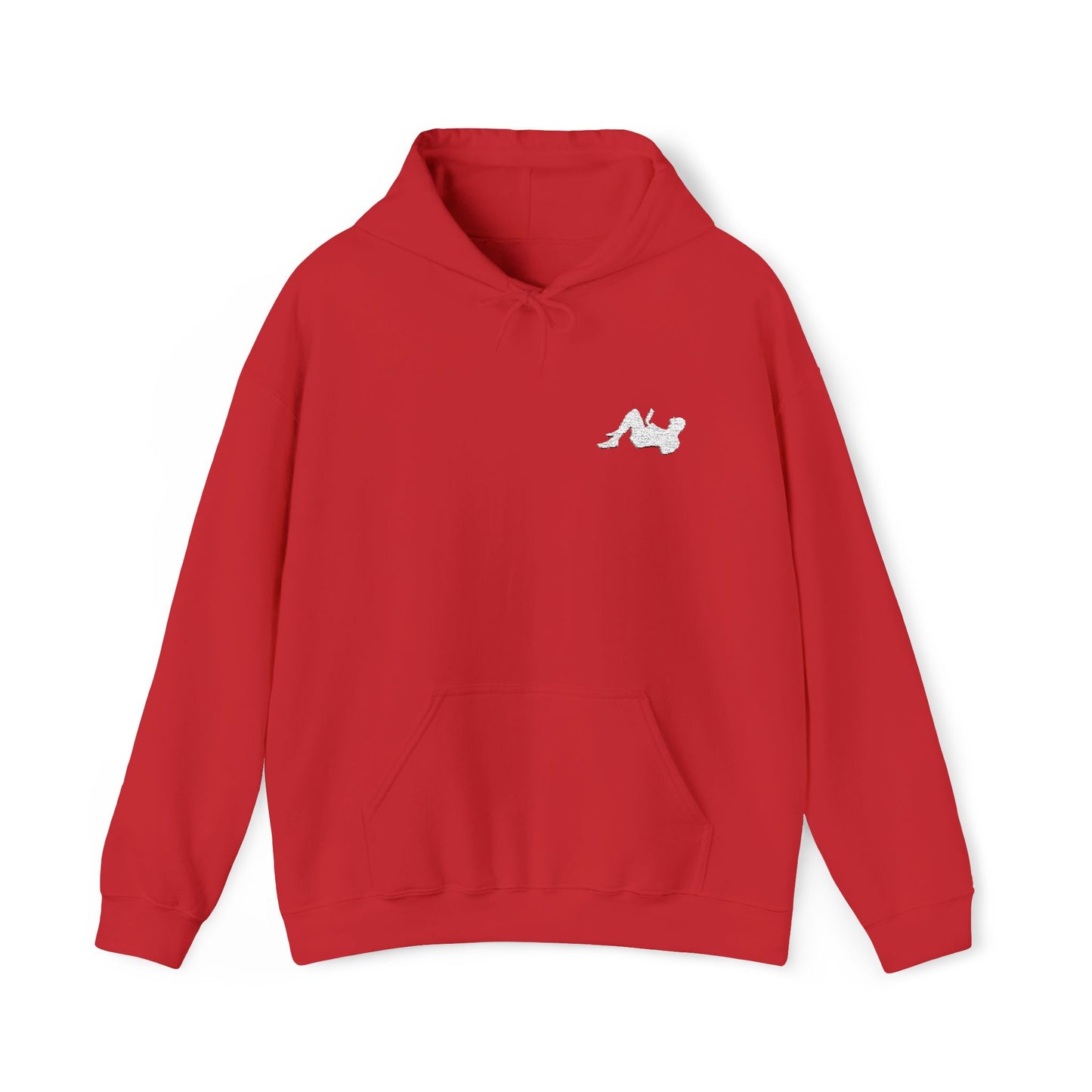 Remote Worker_Embroidered Hoodie_White Logo
