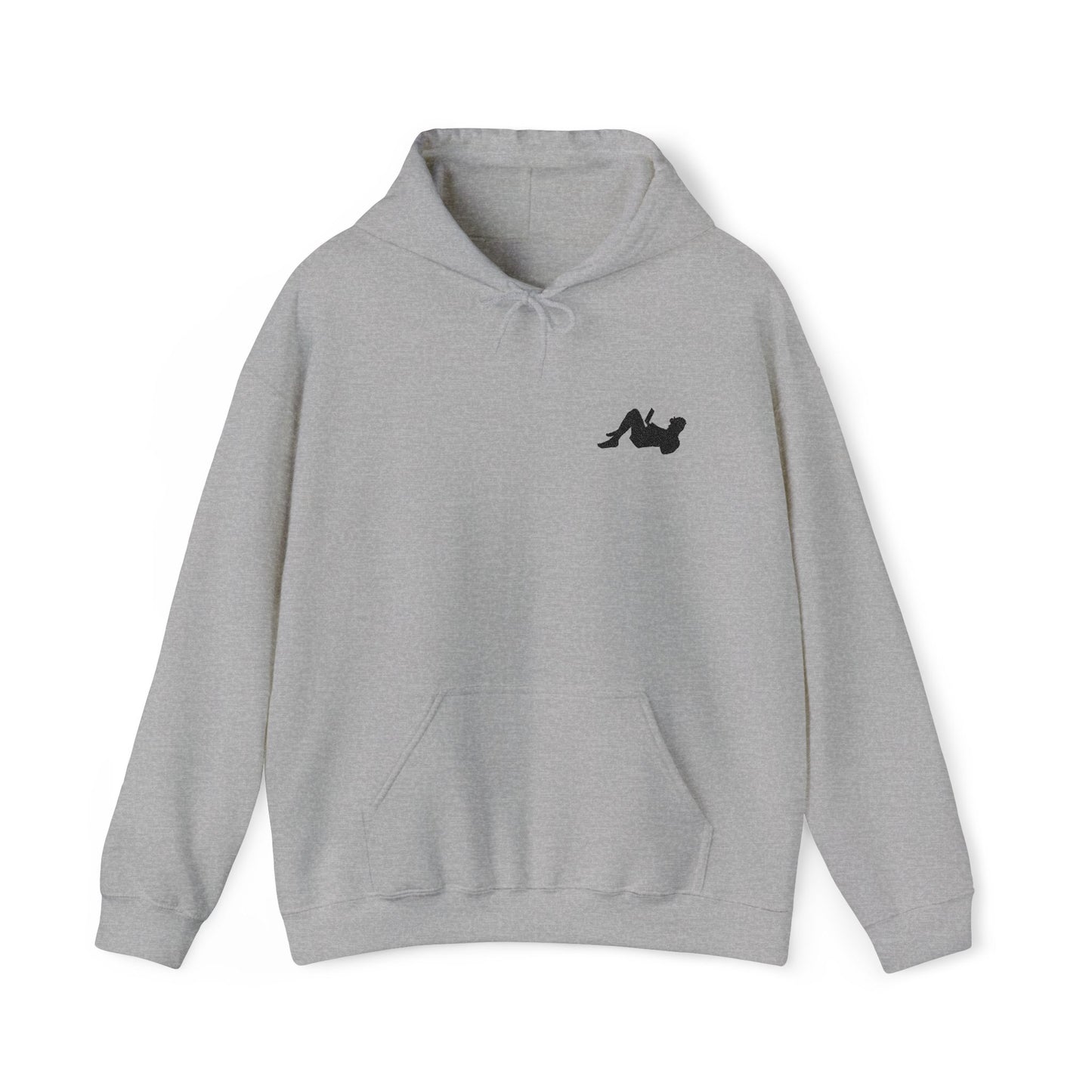 Remote Worker_Embroidered Hoodie_Black Logo