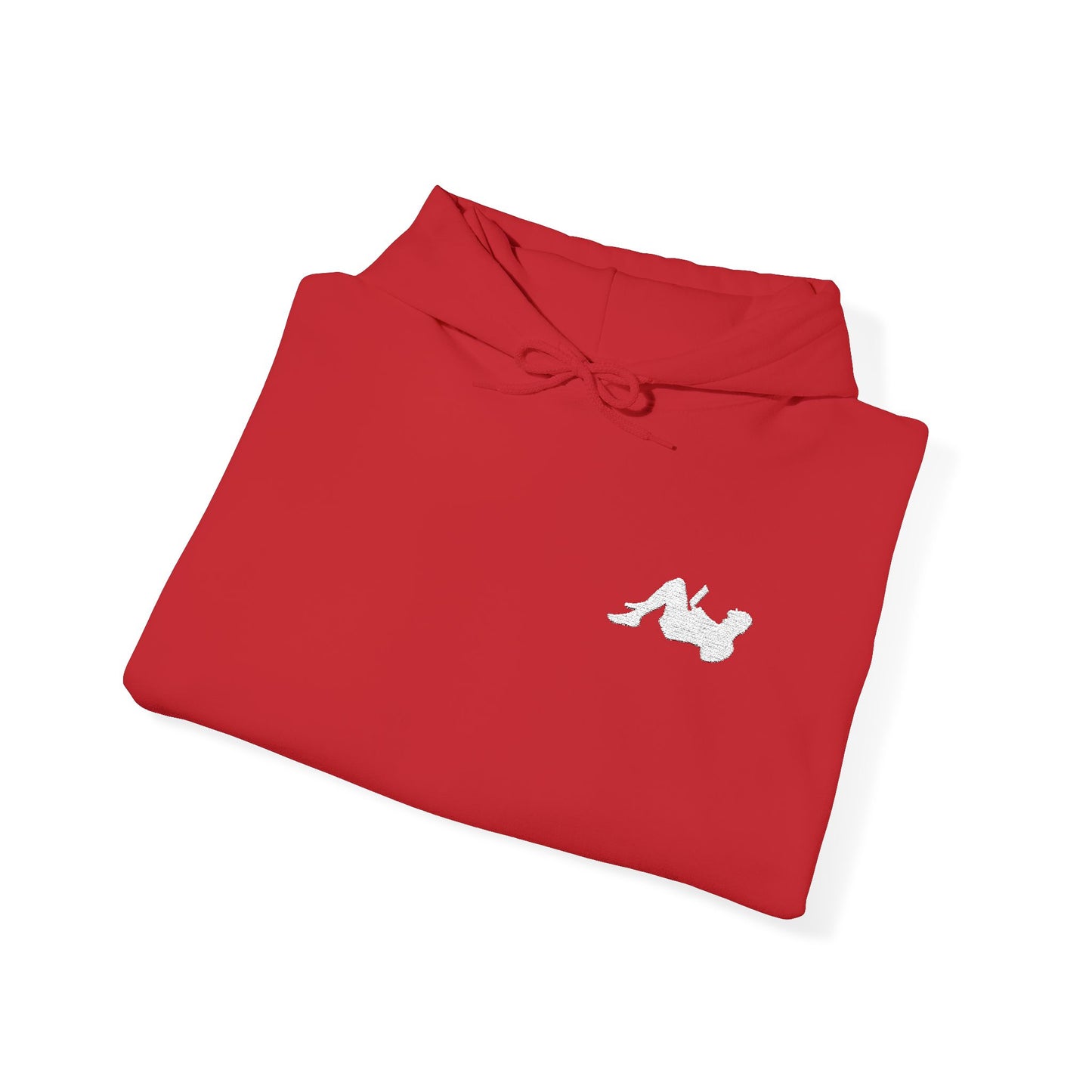 Remote Worker_Embroidered Hoodie_White Logo