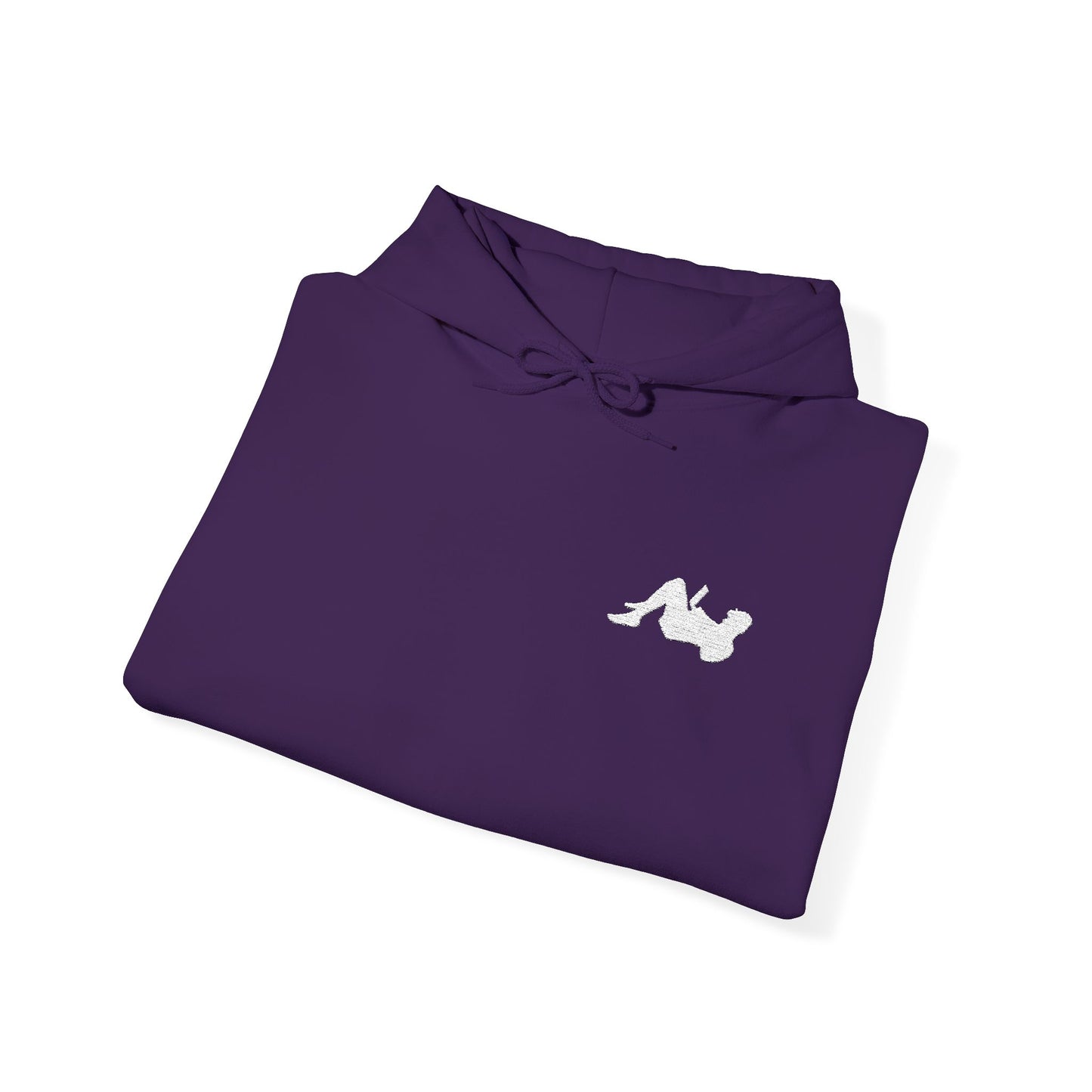 Remote Worker_Embroidered Hoodie_White Logo