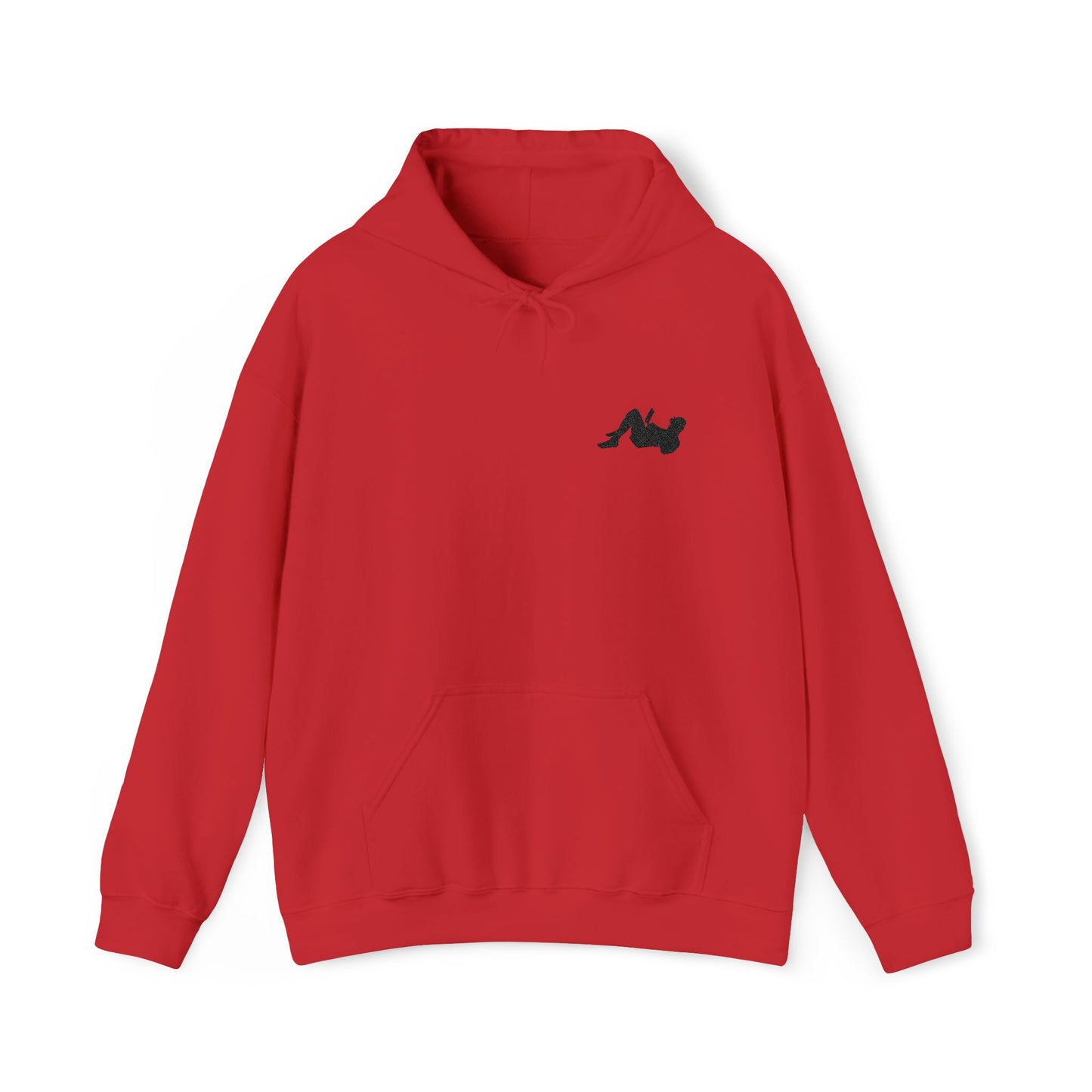 Remote Worker_Embroidered Hoodie_Black Logo